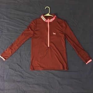 Pink Half Zip Pullover